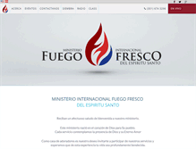 Tablet Screenshot of fuegofresco.com
